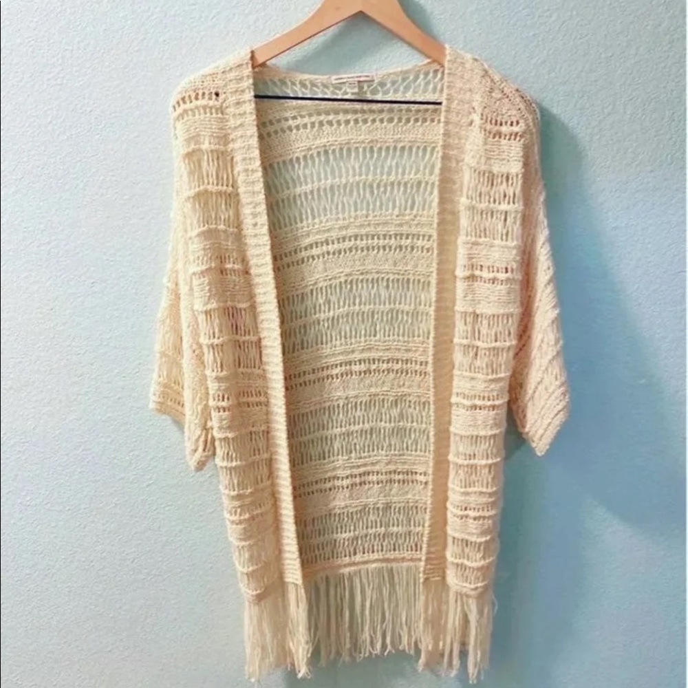 American Eagle Crochet Kimono